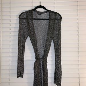 Glitter sheer robe from Pretty Little Thing